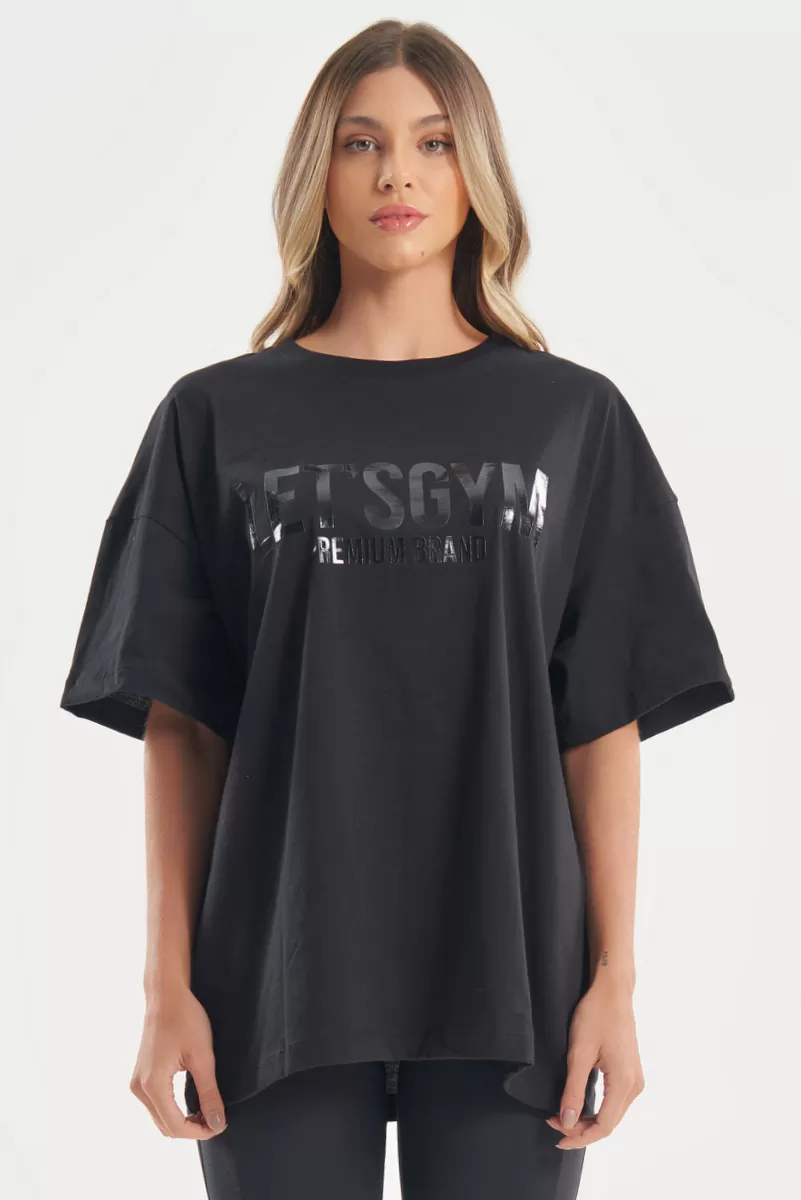 Camiseta Oversized Duo Comfort Preto